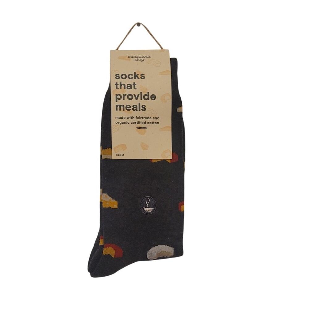 Conscious Step Socks That Provide Meals Adult Medium NWT Mens 8-13 Women 9-14